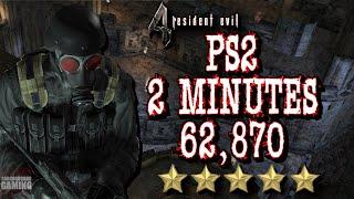 RE4 PS2 Mercenaries - HUNK - Castle - 62k in 2 Minutes - WR