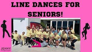 LINE DANCES FOR SENIORS!  FUN, FUN!