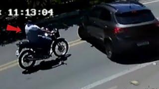 MOTOCICLISTA FICA FERIDO APÓS ACIDENTE NA AVENIDA ROTARY EM CRUZEIRO