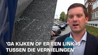 Vernielingen aan meerdere auto’s op Noorderhaven