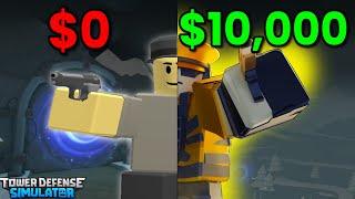 I Spent $10,000 Robux to Prove TDS is P2W - Tower Defense Simulator