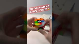 World’s smallest Rubik’s Cube??  #shorts