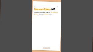 #Primitive and #Reference Values in #javascript