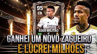 LUCRO DE MILHÕESGANHEI A CARTA DO MILITÃO E LUCREI MILHÕES DE COINS NO FC MOBILE 24