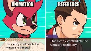[Sonic × Ace Attorney Animation] All References