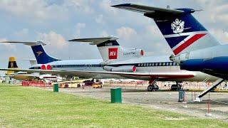 Guided tour around The British Airliner Collection at Duxford Air Museum!