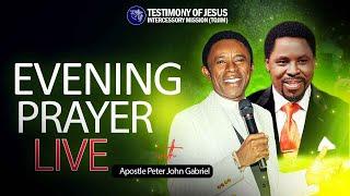 EVENING PRAYER  (LIVE)  21ST NOVEMBER 2024 #tbjoshua #testimonyofjesuschannel #prayer