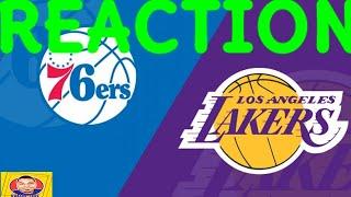 Khaliis Take | Los Angeles Lakers vs Philadelphia 76ers REACTION