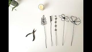 DIY Wire Flowers  ASMR Relaxation Video