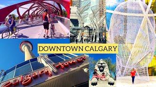 Top 12 Things to See in DOWNTOWN CALGARY, CANADA | Calgary Travel Guide | Travel Vlog