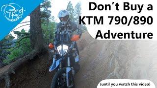 Don't buy a KTM 790 / 890 Adventure r or s until you watch this review