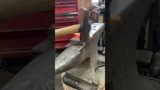 Forging letters!? Illegal activity, or fun past time? #blacksmith #fire #art #history