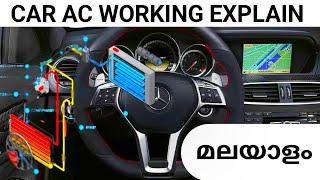 #car Car ac working Explained With Animation in Malayalam/ കാർ മച്ചാൻ കേരള