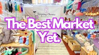 This Was the BEST Market EVER! Crochet Market Vlog | How Much I Made | Best Sellers