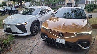 2024 Acura ZDX TypeS vs Lexus RZ450e Part 1