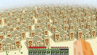 I found this ENDLESS DESERT TEMPLE Dungeon in Minecraft !!! Secret Infinity Treasure Challenge !!!