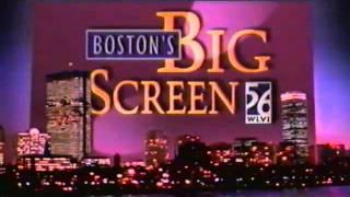 WLVI- UHF TV 56 Boston MA USA Boston" 's Big Screen, Let's Talk Politics John Keller Promos 1991-92