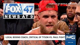 Fans of boxing critical of Tyson vs. Paul spectacle.