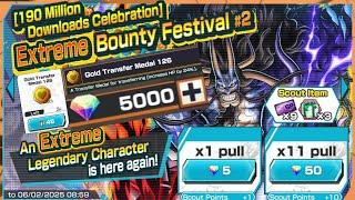 5000 DIAMONDS, MEDAL 24% & LUCK OF GETTING KAIDO | ONE PIECE BOUNTY RUSH | OPBR