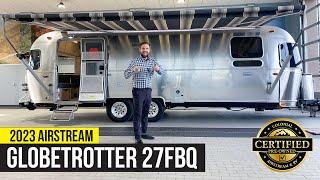 Walk Through Tour Airstream Globetrotter 27FBQ Luxury Travel Trailer