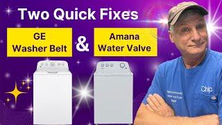 How to Repair a GE Washer That Won't Spin and an Amana Washer That Won't Start