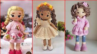 50 Beautiful amigrumi dolls ideas ||  crochet free pattern dolls|| #easypaperart #crochet #amigurumi