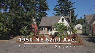 Updated English-Style Home with Large Finished Basement  ~ Video of 1950 NE 62nd Ave. ~ Portland