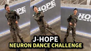 J-hope dancing to "NEURON" in military style! | Hope On The Street Vol. 1