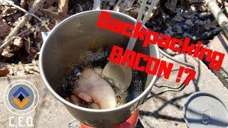 Cooking Bacon on a UL Backpacking Stove!