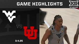 West Virginia vs. Utah Game Highlights | 2024-25 Big 12 Men's Basketball