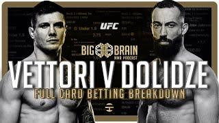 Making Money Betting UFC Vegas 104: Vettori vs Dolidze II  BB MMA #171 w/BigSteve