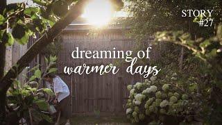 Longing for Spring  dreaming of the warmer season | slow living silent vlog of german country side