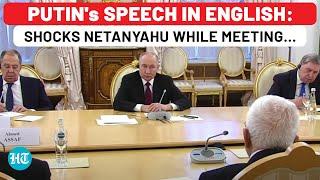 English Speech: Putin Warns Israel, Shocks Netanyahu Amid Iran Tension| Russia| Mahmoud Abbas| Gaza