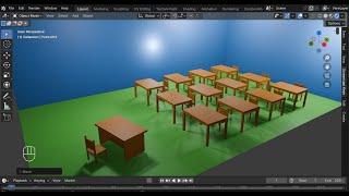 Tutorial basic 3D blender pemula | membuat ruang kelas