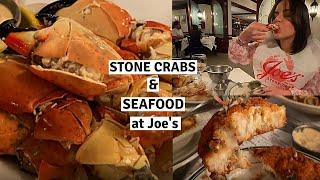 Inside Joe's Stone Crab - Eating Stone Crabs, Fried Lobster, King Crab Legs, & lots more!