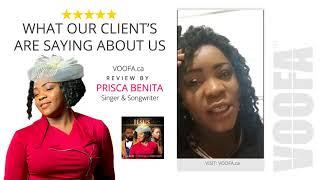 Toronto Web Design Review - VOOFA Digital Marketing Agency by Prisca Benita. Singer https://VOOFA.ca