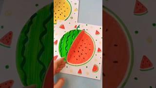 watermelon    #shorts #papercraft #diy #fruits #viral #Bis Wiz  #Creative #ideas