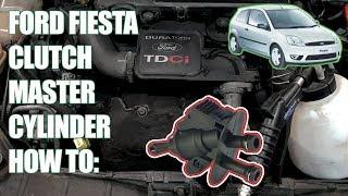 Ford Fiesta MK6 Clutch Master Cylinder Change / Removal How To 2002-08 TDCI