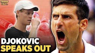 Djokovic Speaks Out about Sinners Failed Drug Tests | Tennis News