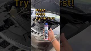 Try this first! P0420 P0430 Catalytic Converter Cleaner Fix! #shorts #tips #cars #viral #liquimoly