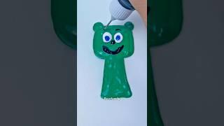 DIY Sprunki Oc Gunmy Bear with Acrylic color #shorts #art #drawing #diy