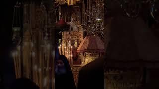 Prayer during night in Mt. Athos