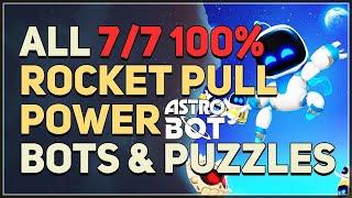 Astro Bot Rocket Pull Power All Bots and Puzzle Pieces Collectibles 100% Walkthrough