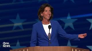 WATCH: Secretary Gina Raimondo speaks at 2024 Democratic National Convention | 2024 DNC Night 1