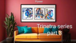 PWM - Tutorial || Trinetra Series || Final Part 3 - Power || Acrylic  || Ambika's Art and Brushes