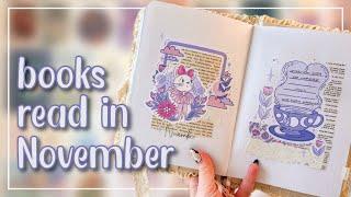 November reading journal update | Books I read in November