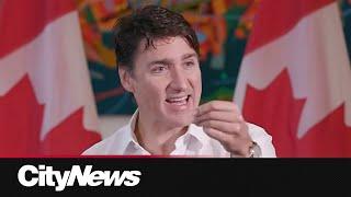 Trudeau takes aim at Poilievre's 'cuts' while speaking in B.C.