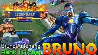 3,600+ Matches Bruno Double MVP Gameplay - Top 1 Global Bruno by Bruno Aritonang - Mobile Legends