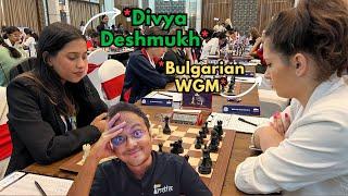 Divya Deshmukh has nerves of steel | Divya vs Krasteva | World Junior Girls 2024