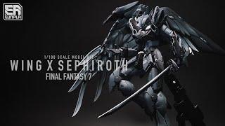 Gunpla Custom - Wing Zero X Sephiroth Final Fantasy 7